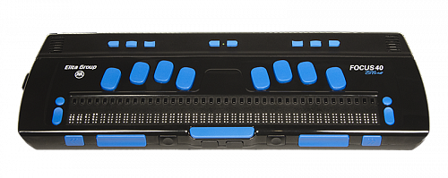Портативный тактильный дисплей Брайля Focus 80 Blue